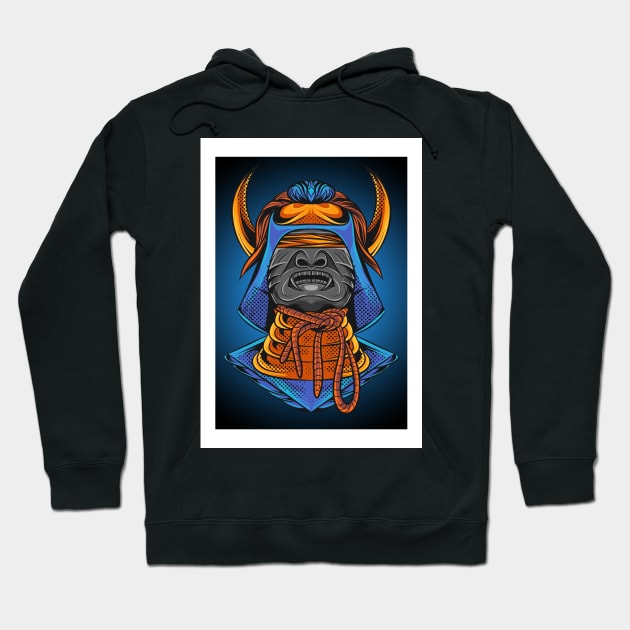 Samurai ronin mask Hoodie by San Creative